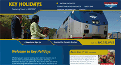 Desktop Screenshot of keyholidays.com